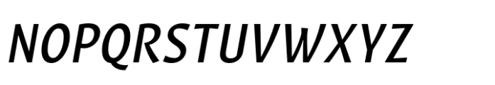 Huai Thai Italic Font UPPERCASE