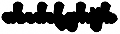 Hubber Shadow Font LOWERCASE