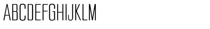 Hubiron Extra Light Font UPPERCASE