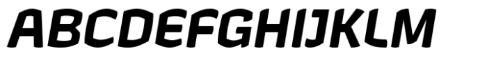 Hubsch Bold Oblique Font UPPERCASE