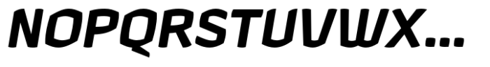 Hubsch Bold Oblique Font UPPERCASE
