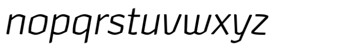 Hubsch Book Oblique Font LOWERCASE