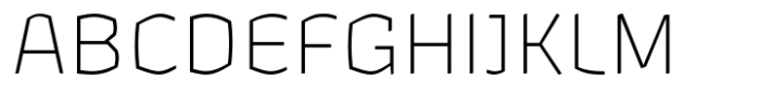 Hubsch Light Font UPPERCASE