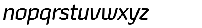 Hubsch Regular Oblique Font LOWERCASE