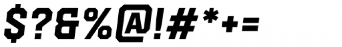 Hudson NY Pro Slab Semi Bold Italic Font OTHER CHARS