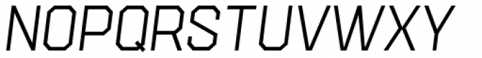 Hudson NY Pro Thin Italic Font UPPERCASE