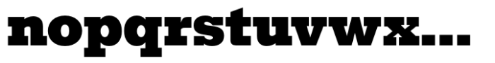 Huemul Slab Black Font LOWERCASE
