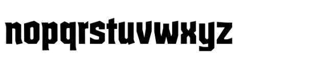 Huerto Regular Font LOWERCASE