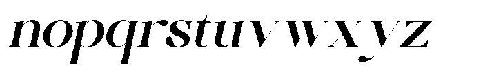 Huffleheim Italic Font LOWERCASE
