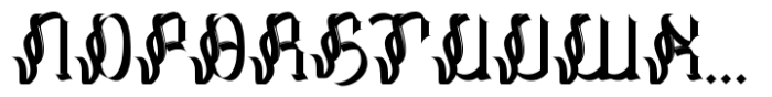 Huffles Font UPPERCASE