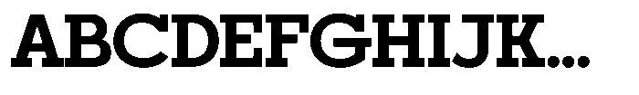 Hugells Black Font UPPERCASE