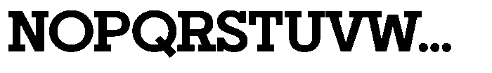 Hugells Black Font UPPERCASE