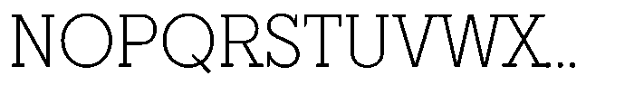 Hugells Light Font UPPERCASE