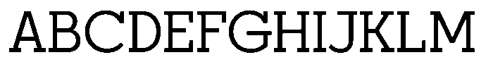 Hugells Medium Font UPPERCASE