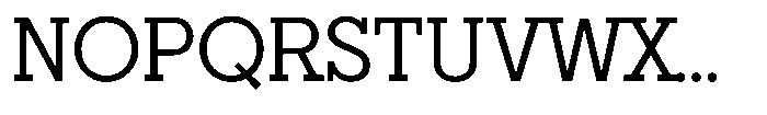 Hugells Medium Font UPPERCASE