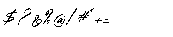Hugetta Amphals Regular Font OTHER CHARS
