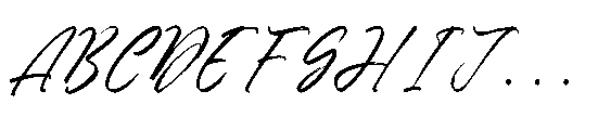 Hugetta Amphals Regular Font UPPERCASE