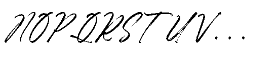 Hugetta Amphals Regular Font UPPERCASE