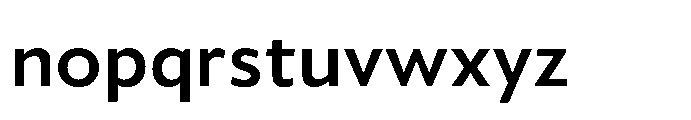 Hughman Bold Font LOWERCASE