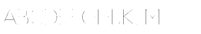 Hughman Hairline Font UPPERCASE