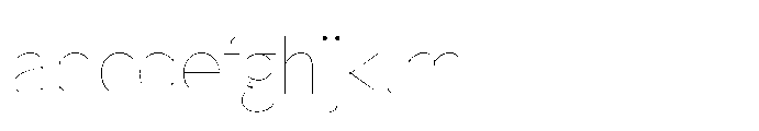 Hughman Hairline FONT
