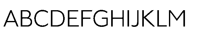 Hughman Light Font UPPERCASE