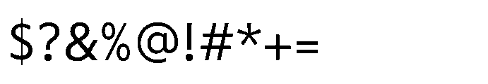 Hughman Regular Font OTHER CHARS