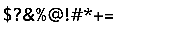 Hughman Semi Bold Font OTHER CHARS