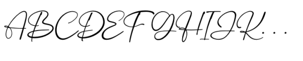 Hughorainy Regular Font UPPERCASE