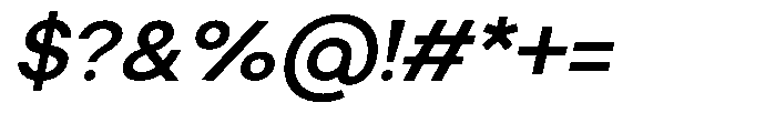 Hugos Italic Font OTHER CHARS