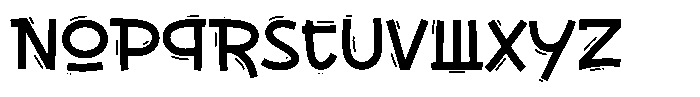 Huiying Font LOWERCASE