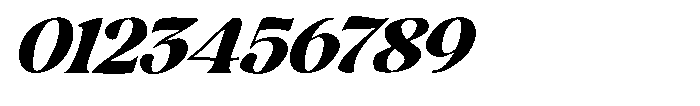 Hukela Display Expanded Italic Narrow Font OTHER CHARS