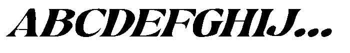 Hukela Display Expanded Italic Font UPPERCASE