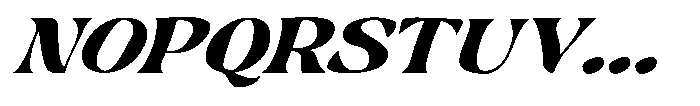 Hukela Display Expanded Italic Font UPPERCASE