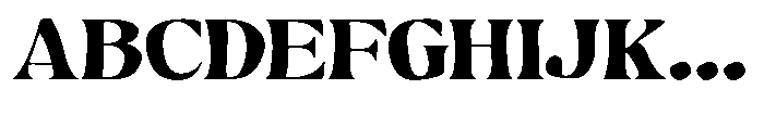 Hukela Display Expanded Narrow Font UPPERCASE