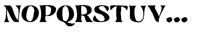 Hukela Display Expanded Narrow Font UPPERCASE