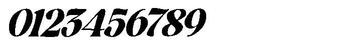 Hukela Display Italic Narrow Font OTHER CHARS