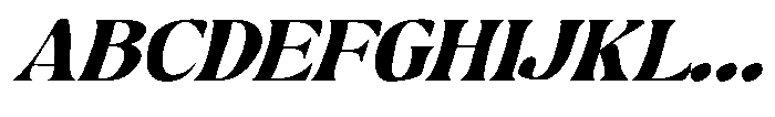 Hukela Display Italic Font UPPERCASE