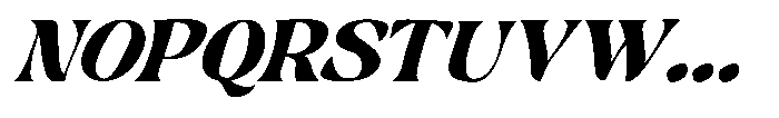 Hukela Display Italic Font UPPERCASE
