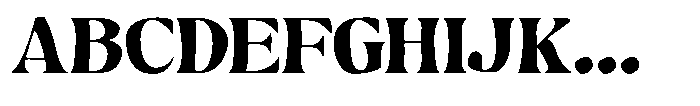 Hukela Display Regular Font UPPERCASE