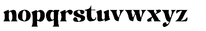 Hukela Display Regular Font LOWERCASE
