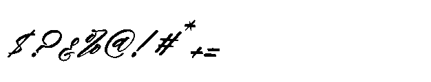 Hulatin Italic Font OTHER CHARS