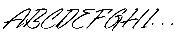 Hulatin Italic Font UPPERCASE