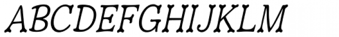 Hulbert Condense Oblique Font UPPERCASE