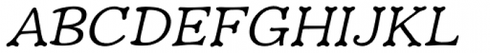 Hulbert Oblique Font UPPERCASE