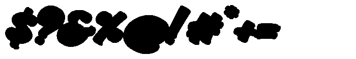 Hullgaria Extrude Font OTHER CHARS