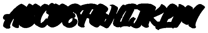 Hullgaria Extrude Font UPPERCASE
