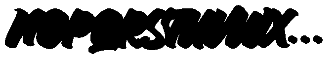 Hullgaria Extrude Font UPPERCASE