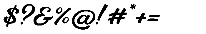 Hullgaria Regular Font OTHER CHARS