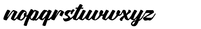 Hullgaria Regular Font LOWERCASE